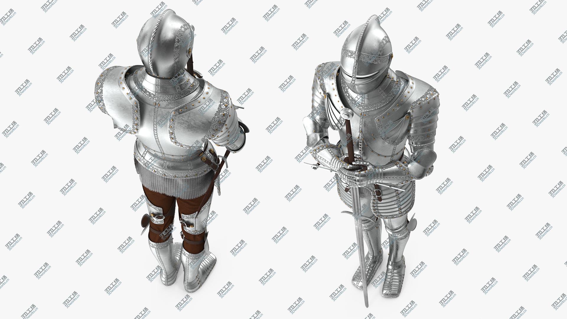 images/goods_img/20210313/Polished Knight Plate Armor standing with Zweihander model/5.jpg